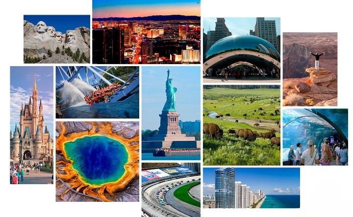 Top 5 Places For Tourists to Visit in the USA